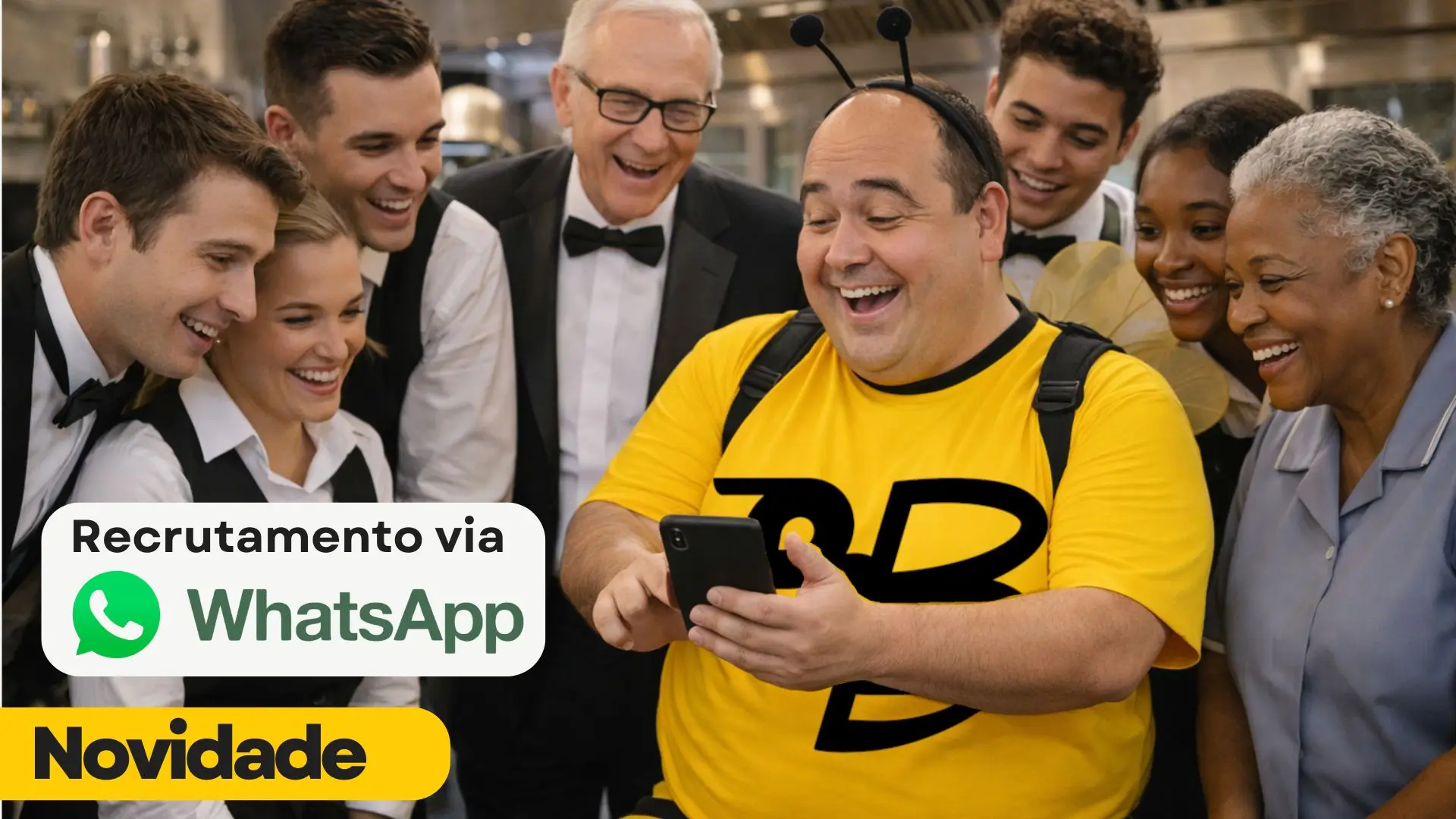 Go Bee Jobs - Agora com recrutamento via WhatsApp